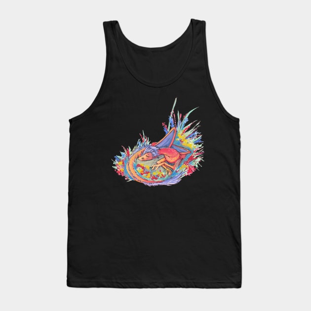 Sleeping Dragon Tank Top by iisjah